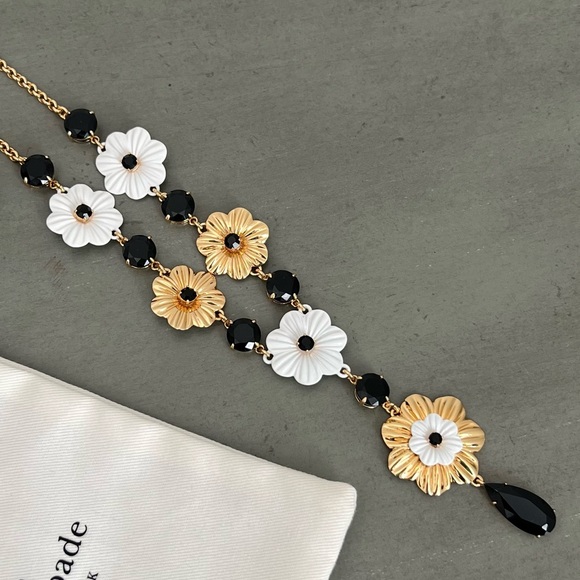 Kate Spade Posy Grove Floral Y Necklace - Picture 5 of 11